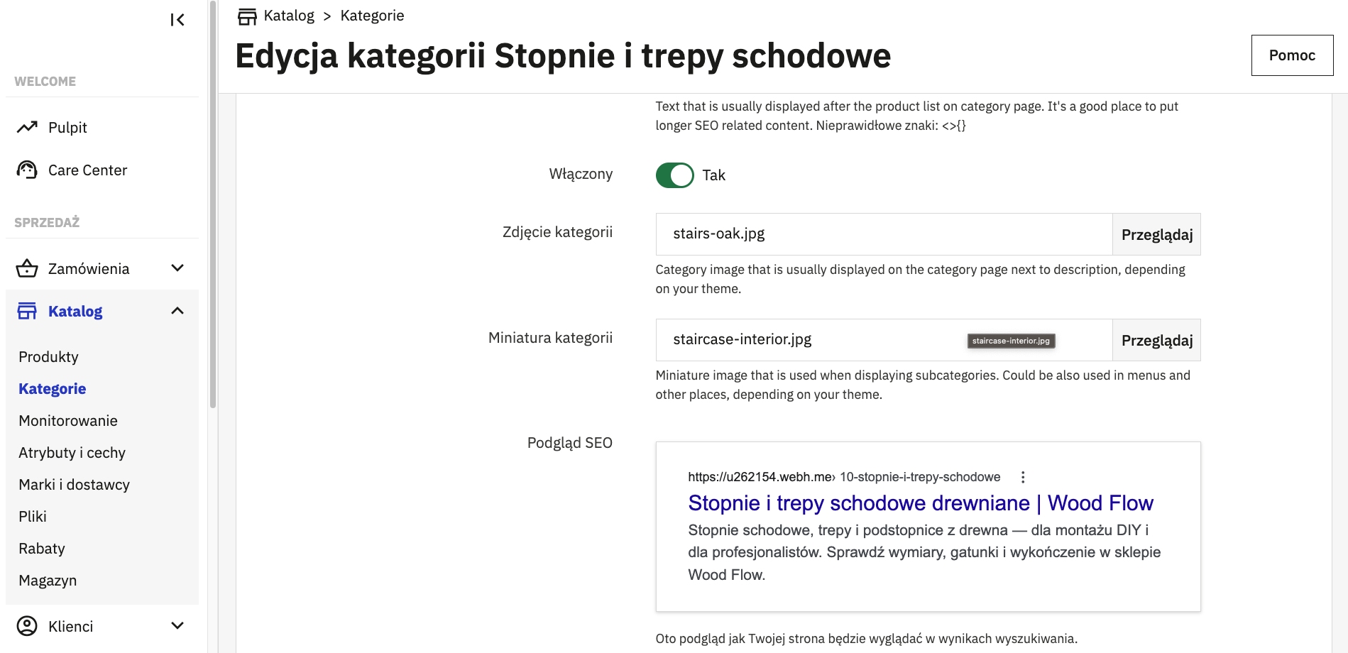 Obraz i podgląd SEO
